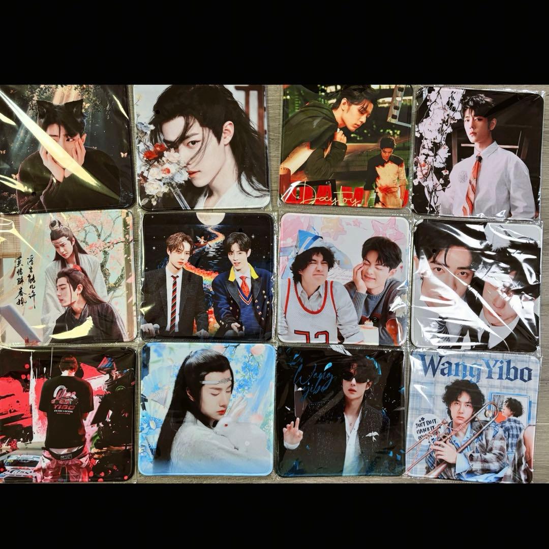 陳情令　シャオジャン　ワンイーボー　マウスパッド12点セット