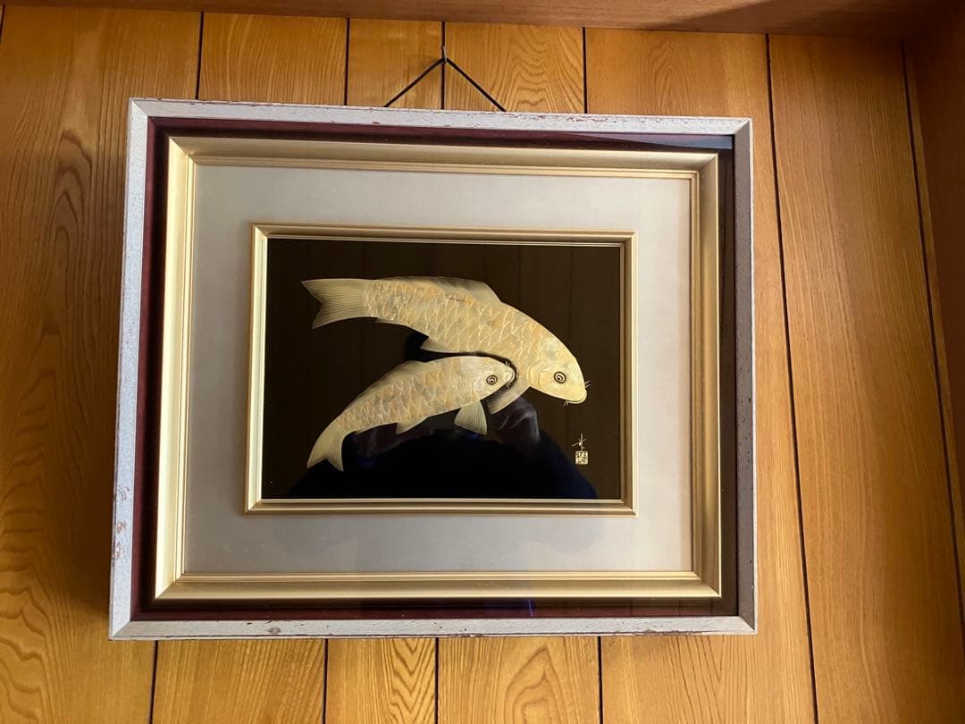 輪島塗り 加治武 伝統工芸 沈金 漆絵 壁掛け 漆芸 - メルカリ