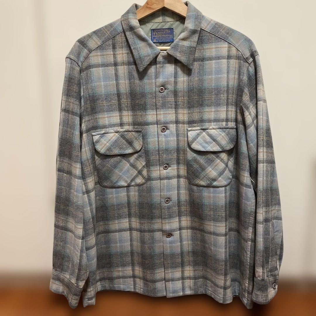 70's Pendleton ペンドルトン　ウールボードシャツL 70's PENDLETON Wool Board Shirt L / ペンドルトン ウールシャツ