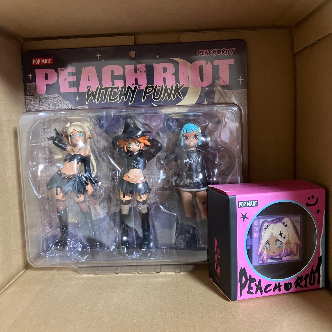 その他 POP MART Peach Riot Witchy Punk Figures