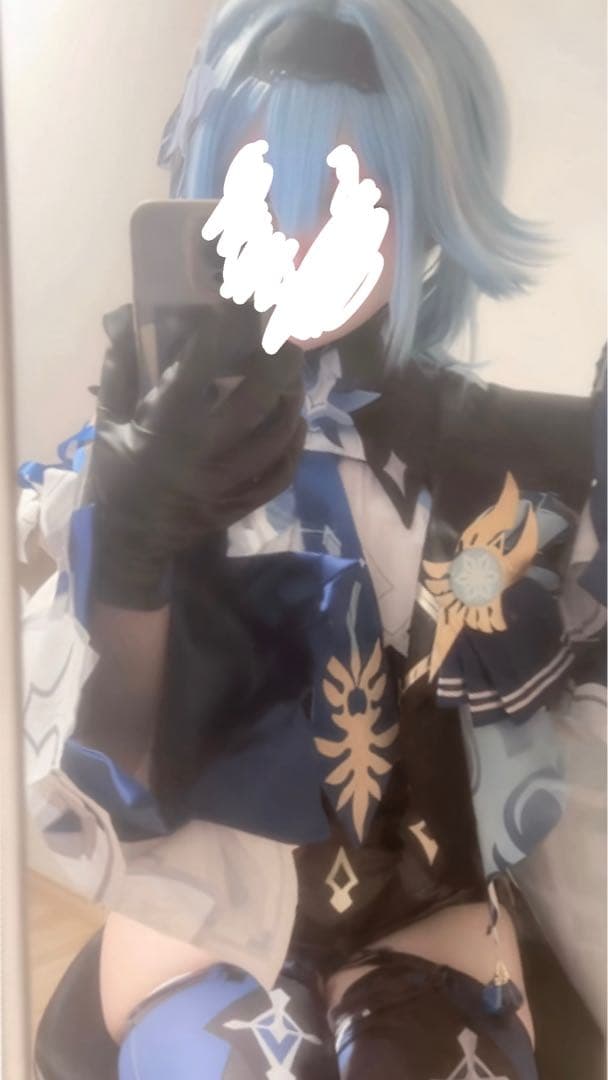 原神 エウルア コスプレ ウィッグ付き 衣装
