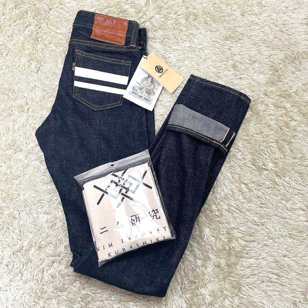 桃太郎ジーンズ　デニム　ジーンズ　濃紺　【美品】 タグ付き　5005sp w26