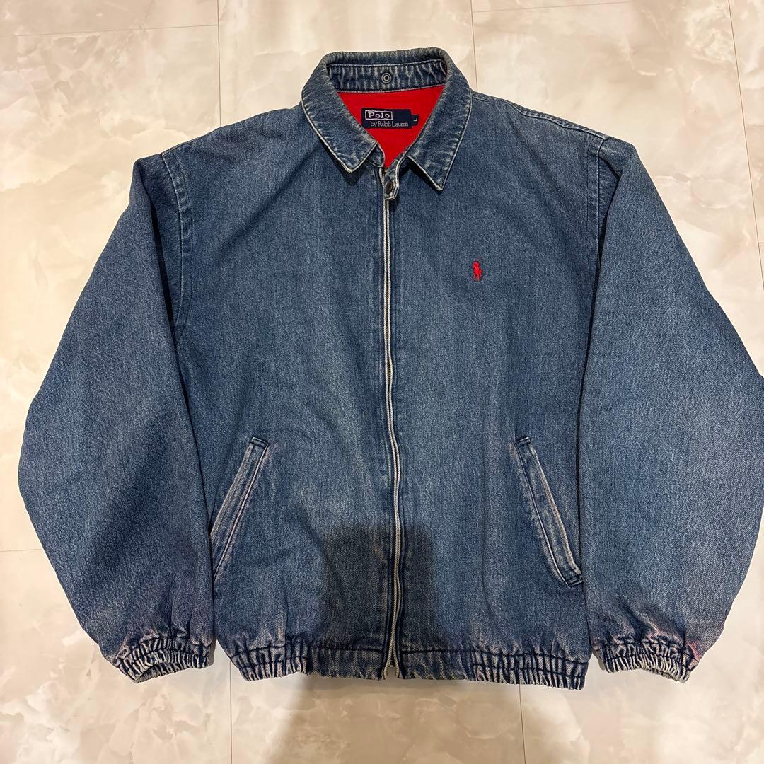POLO RALPH LAUREN デニムスウィングトップ ジャケット 中古・古着通販】POLO RALPH LAUREN (ポロ・ラルフローレン) デニム