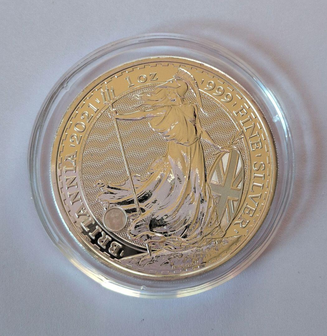 2021年イギリス・ブリタニア銀貨1オンス