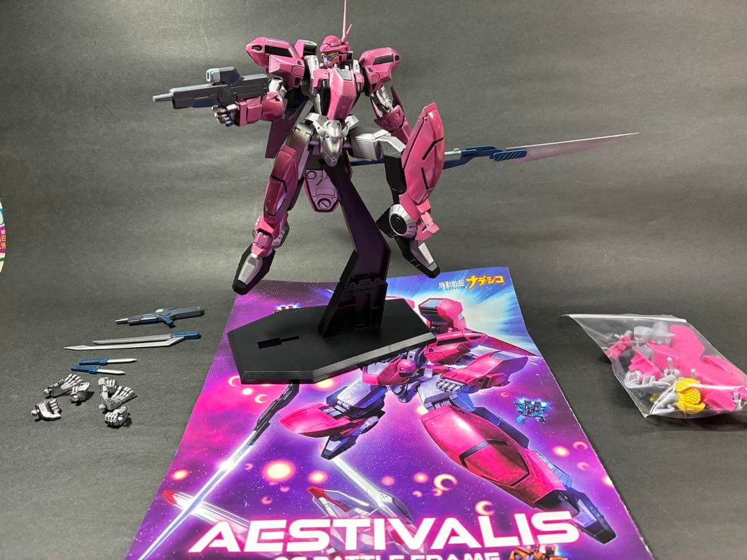 【完成品】モデロイド機動戦艦ナデシコ　エステバリス0G戦フレーム塗装済み完成品 GO！ エステバリス。「機動戦艦ナデシコ」より「MODEROID エステバリス