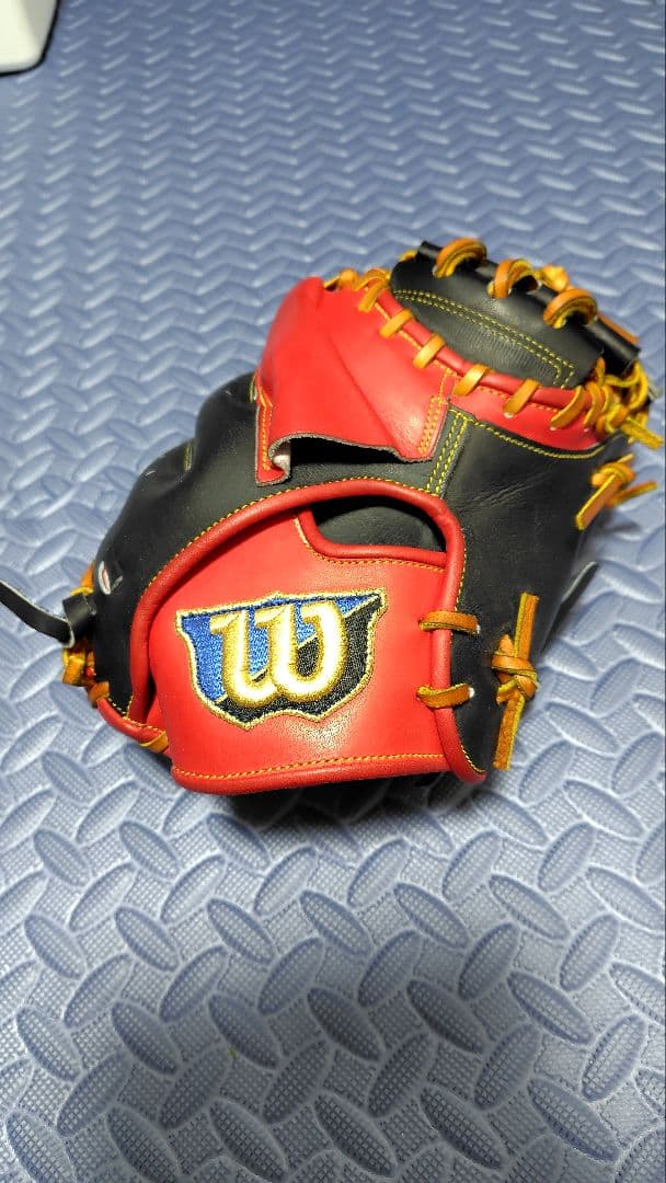 ウイルソン　キャッチャーミット　型付け　ラベル交換済み
