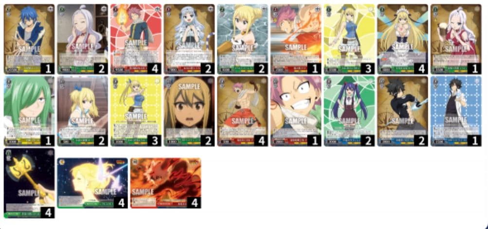 ヴァイス フェアリーテイル デッキ