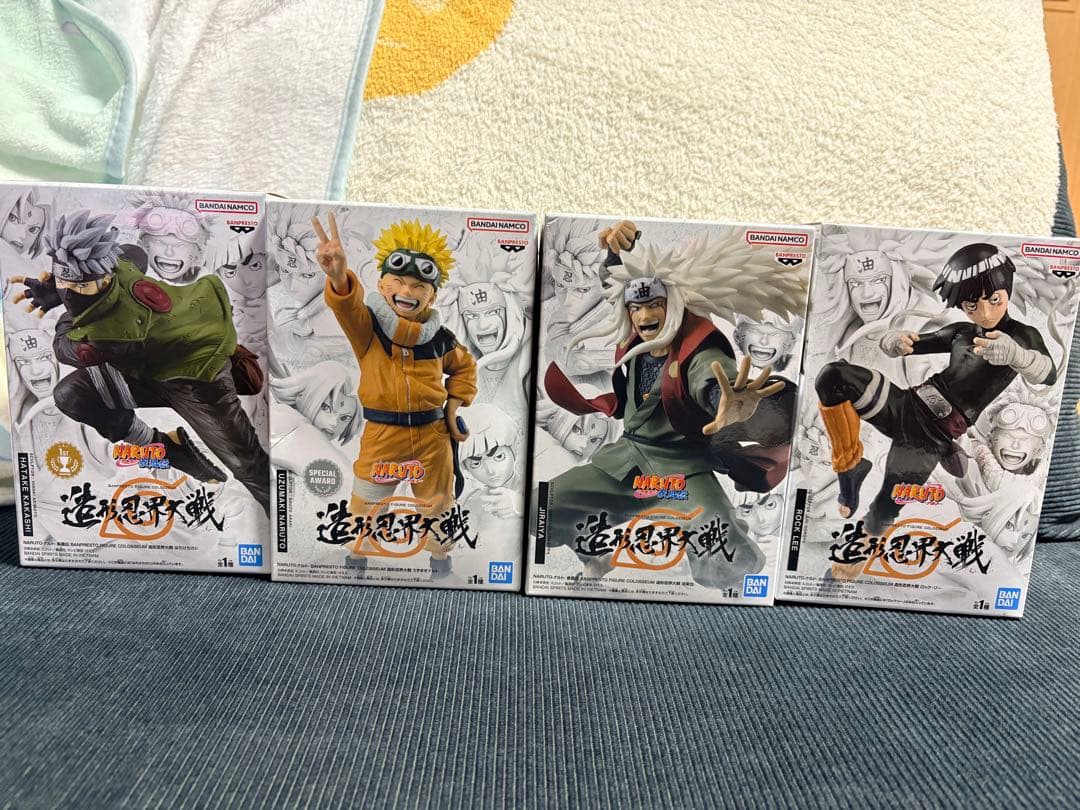 NARUTO 造形忍界大戦フィギュア　4体セット NARUTOナルト疾風伝フィギュアgrandista&忍界造形列伝 4体セット