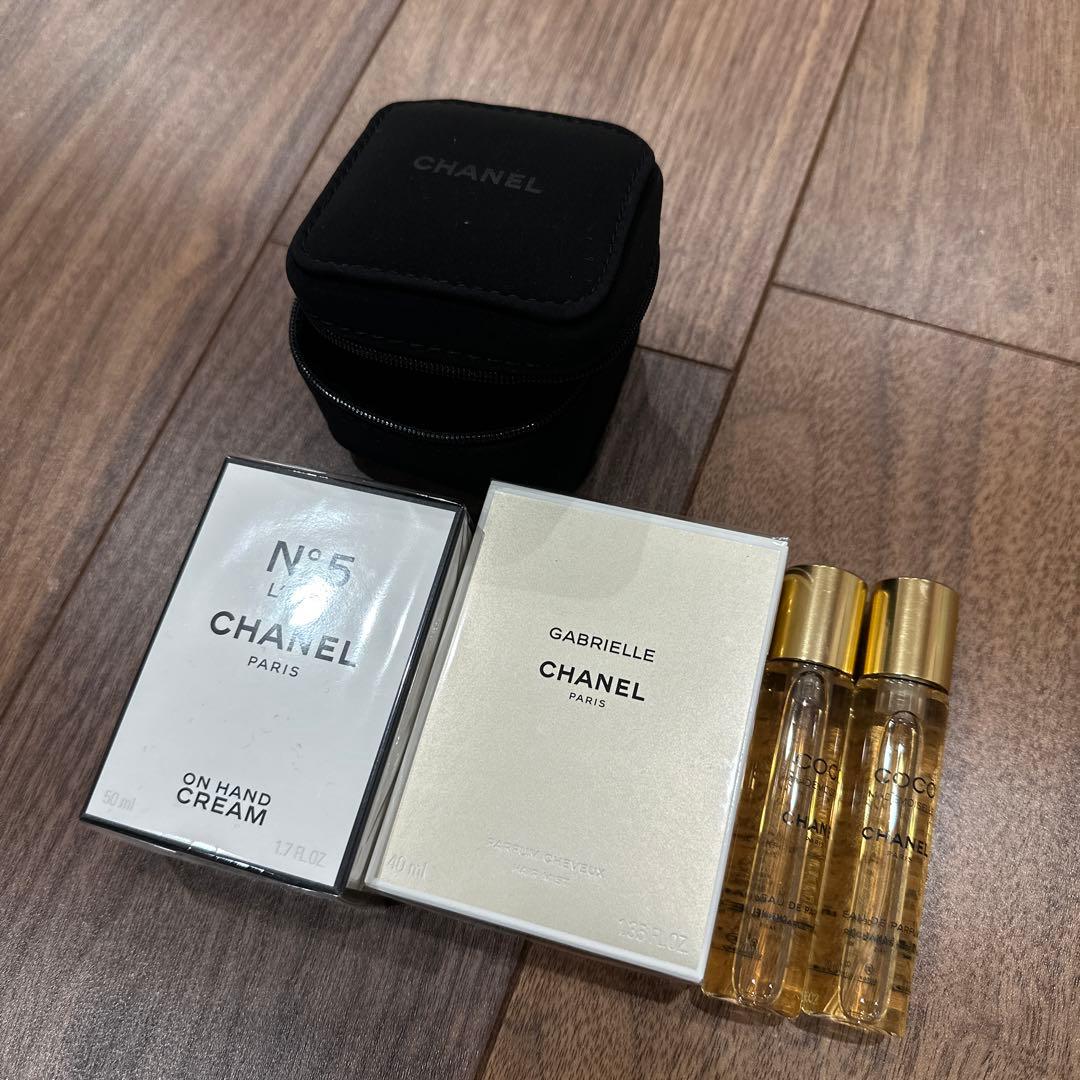 シャネル N°5 ハンドクリーム、ヘアミスト ココシャネル香水詰め替え2本 シャネル 香水 ヘアミスト 正規品 CHANEL ココ マドモアゼル ヘア
