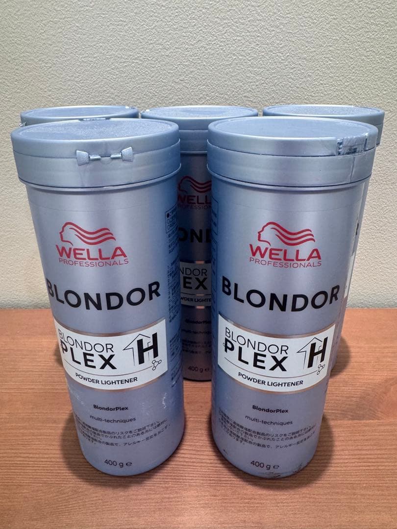 Wella Blondor Plex H パウダーライトナー 400g×5