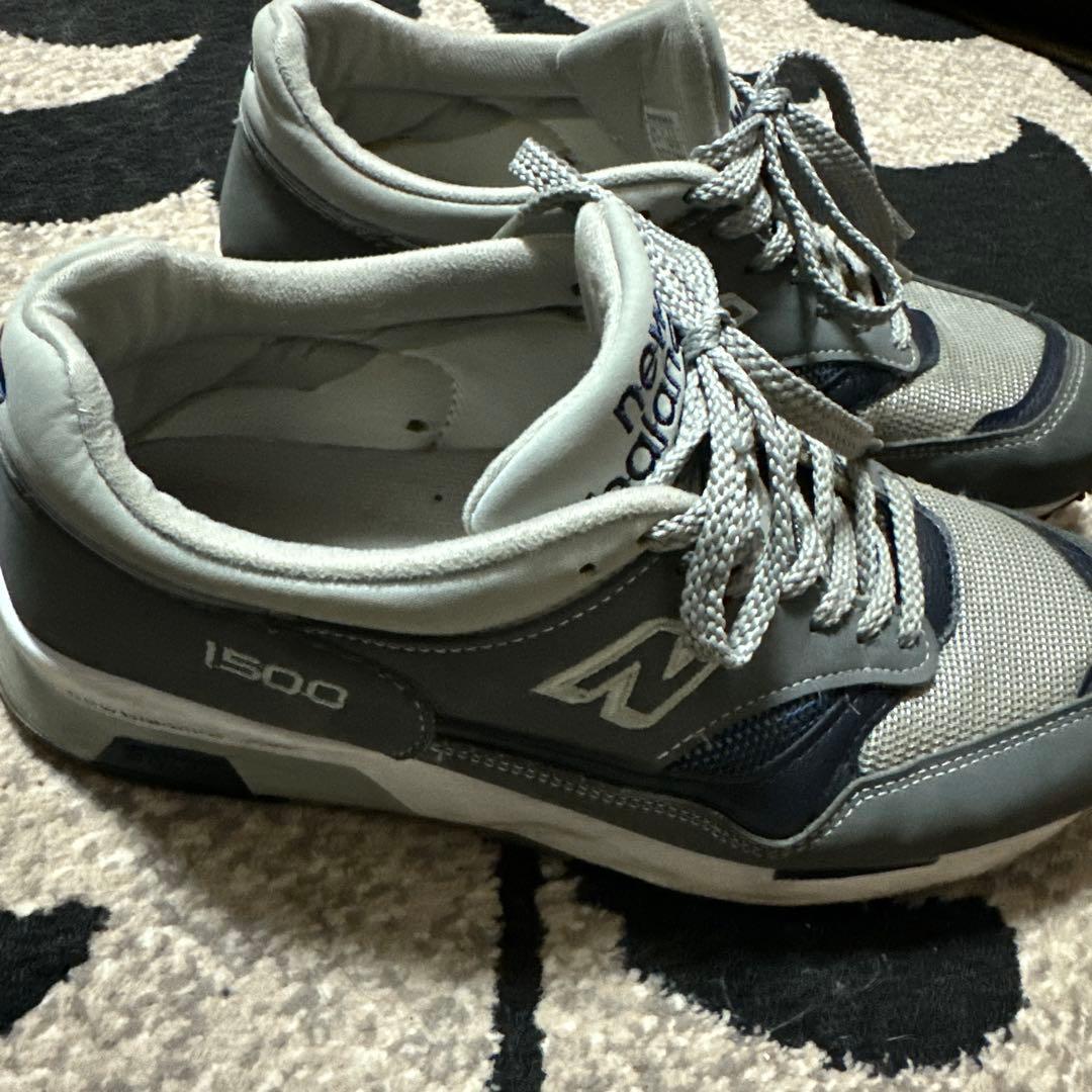 New Balance 1500 グレー/ネイビー スニーカー
