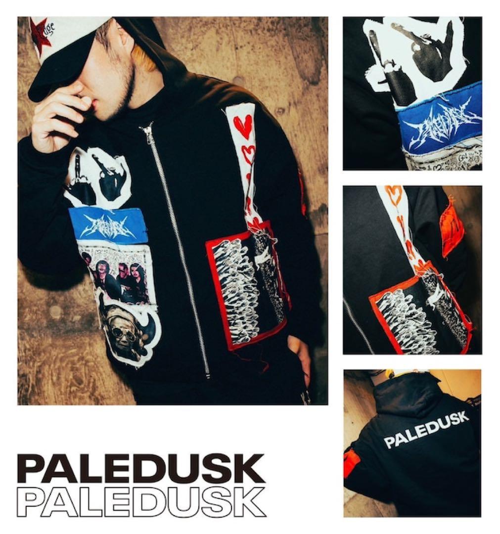 Paleduskパッチワークフーディ パーカー