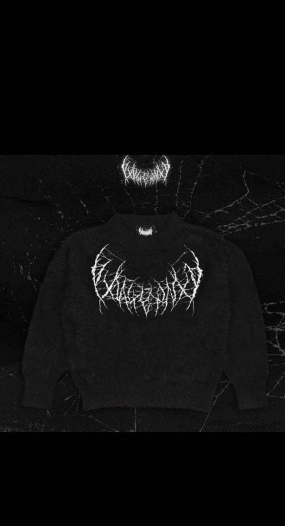 YB Logo Knit 黒 ニット