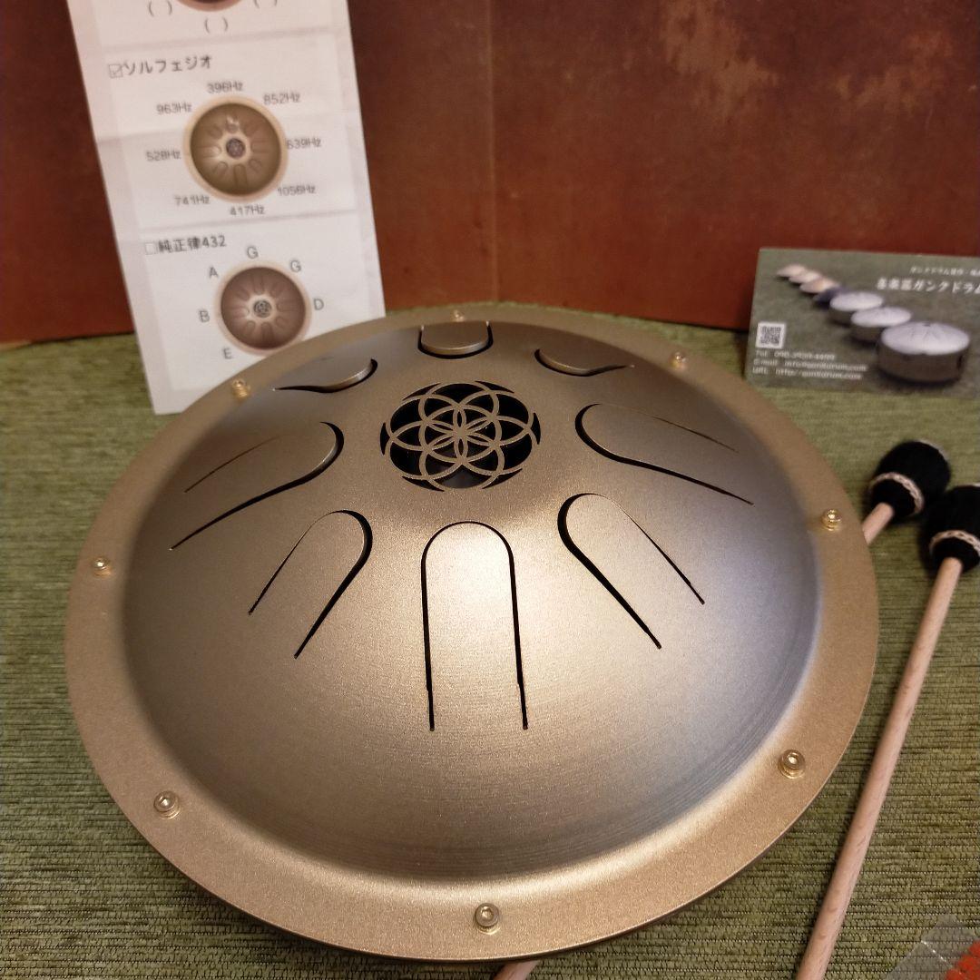 ガンクドラム《ソルフェジオ》ミニ　倍音楽器　ケース付き