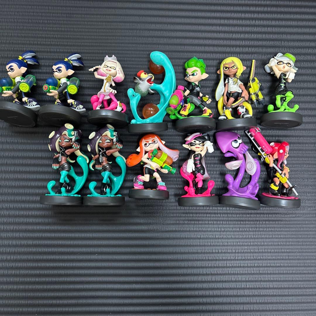 あきゆうスプラトゥーンamiibo13個　初期化済み