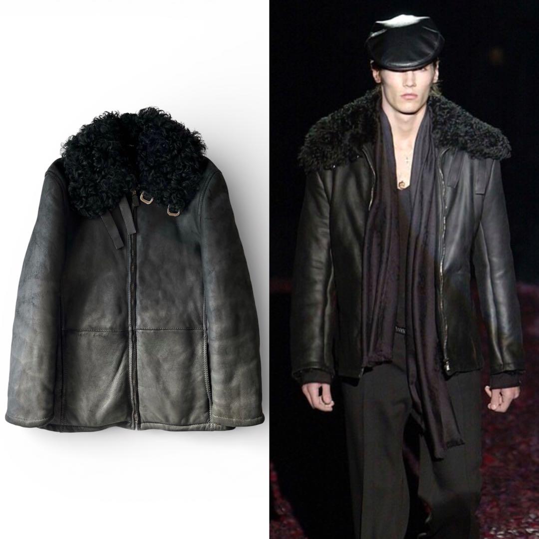 ジャケット・アウター GUCCI by Tom Ford FW2001 Mouton Jacket