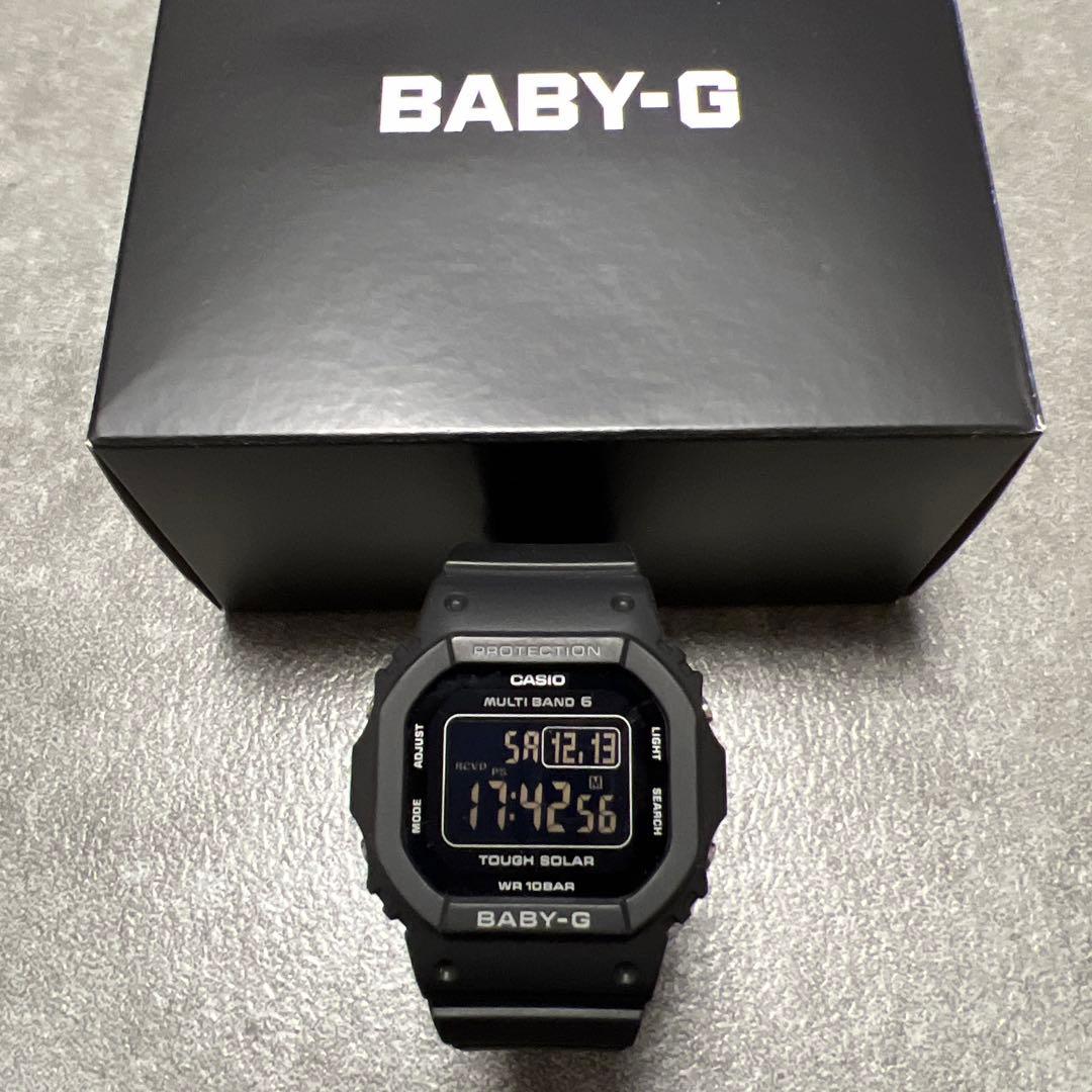 CASIO BABY-G BGD-5650 電波ソーラー オールブラック BGD-5650-1JF | CASIO