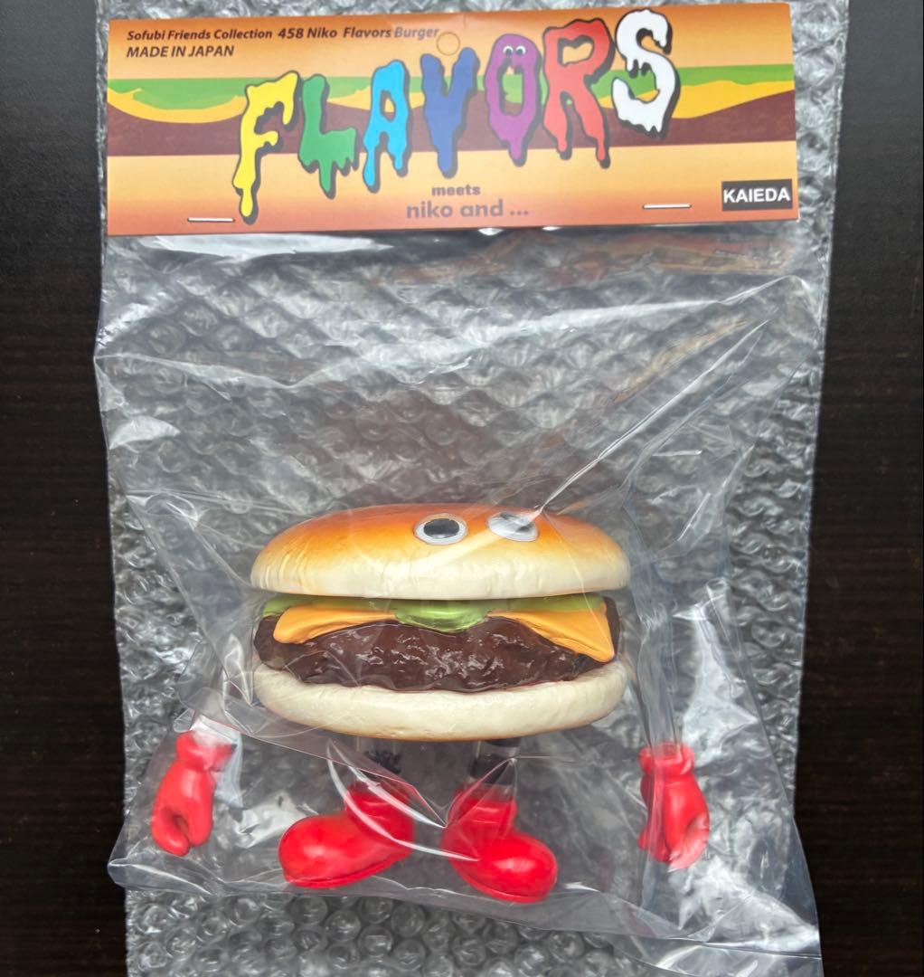 niko and FLAVORS ハンバーガー 新品未開封 FLAVORS niko and コラボ ソフビ ハンバーガー - メルカリ