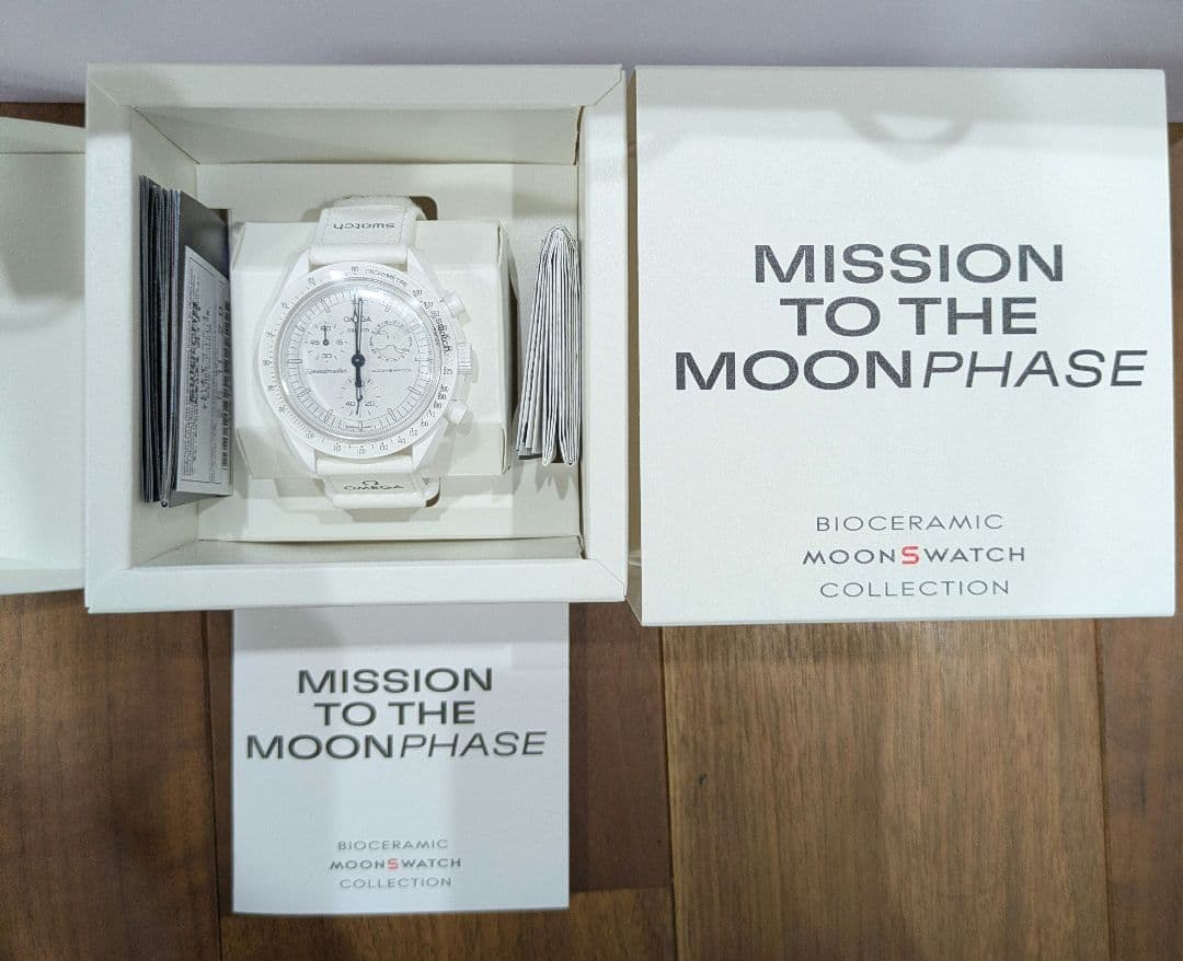 Snoopy OMEGA Swatch スウォッチ スヌーピー オメガ 白