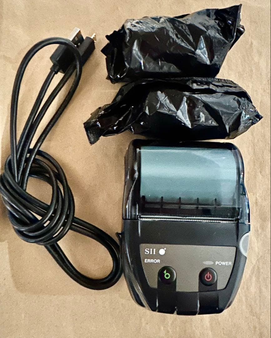 SEIKOセイコーMP-B20 レシート　モバイルサーマルプリンターsll②