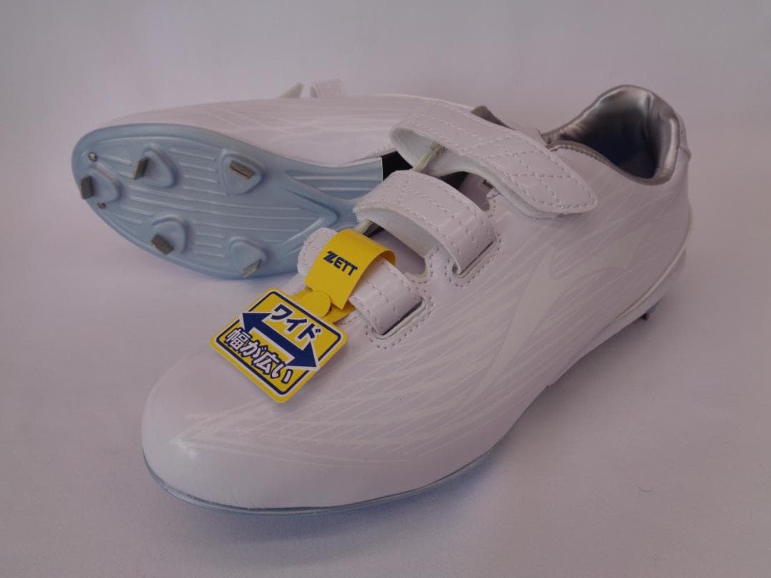 新品未使用 ZETT ゼット 金具スパイク BSR2207WMB 26.5cm