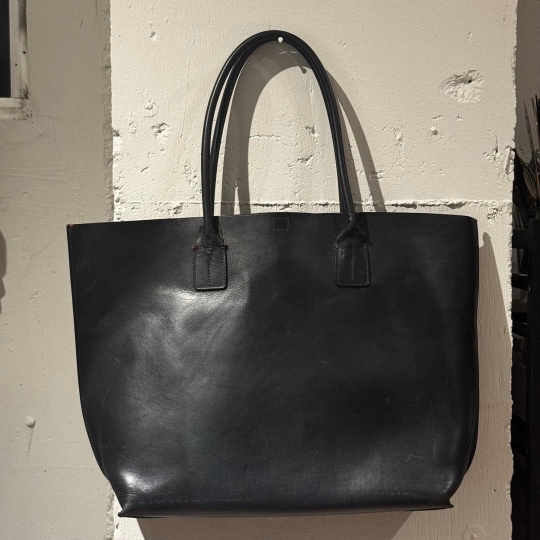 ダニエル&ボブ ユニセックス レザートートバッグ　黒