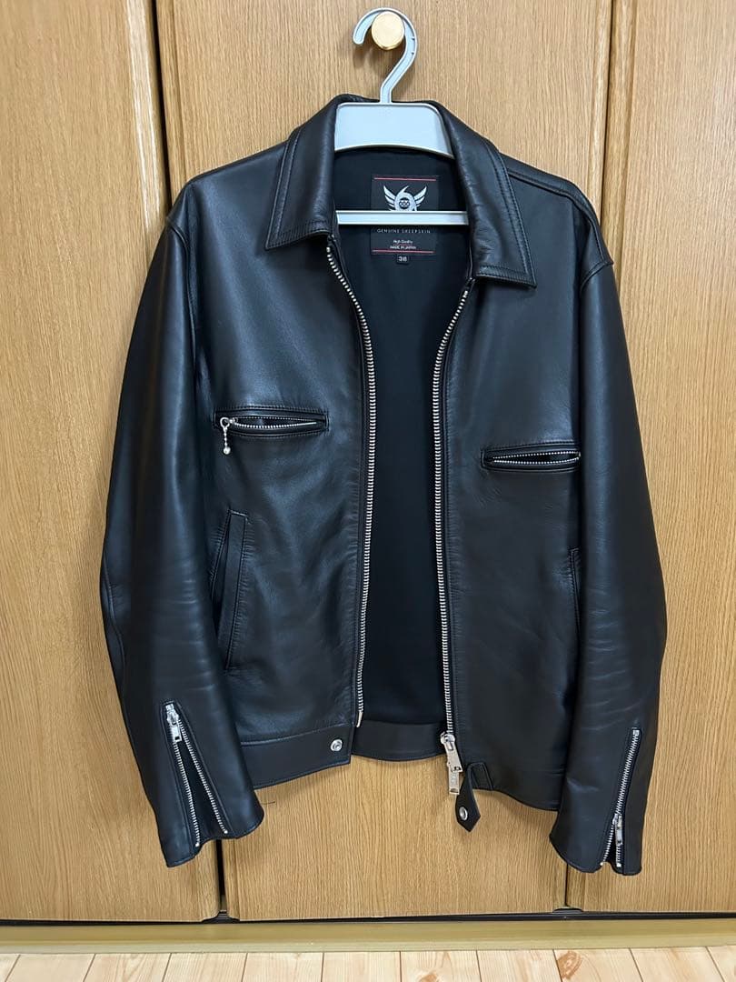 666 シングルライダーズ 666レザー タイトフィットモデル シングルライダース着てみた