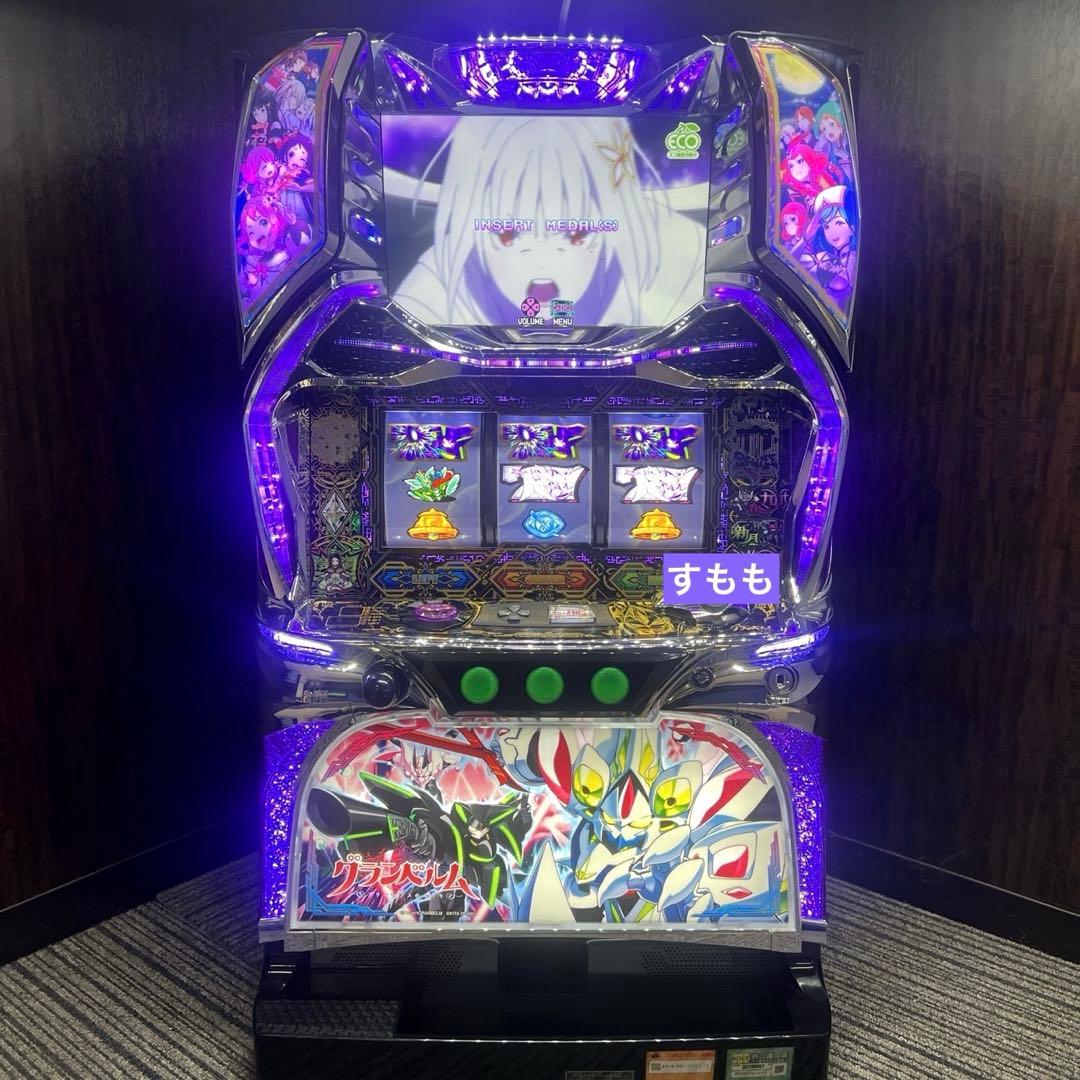 パチスロ実機 回胴式遊技機 グランベルム コイン不要機付 送料無料