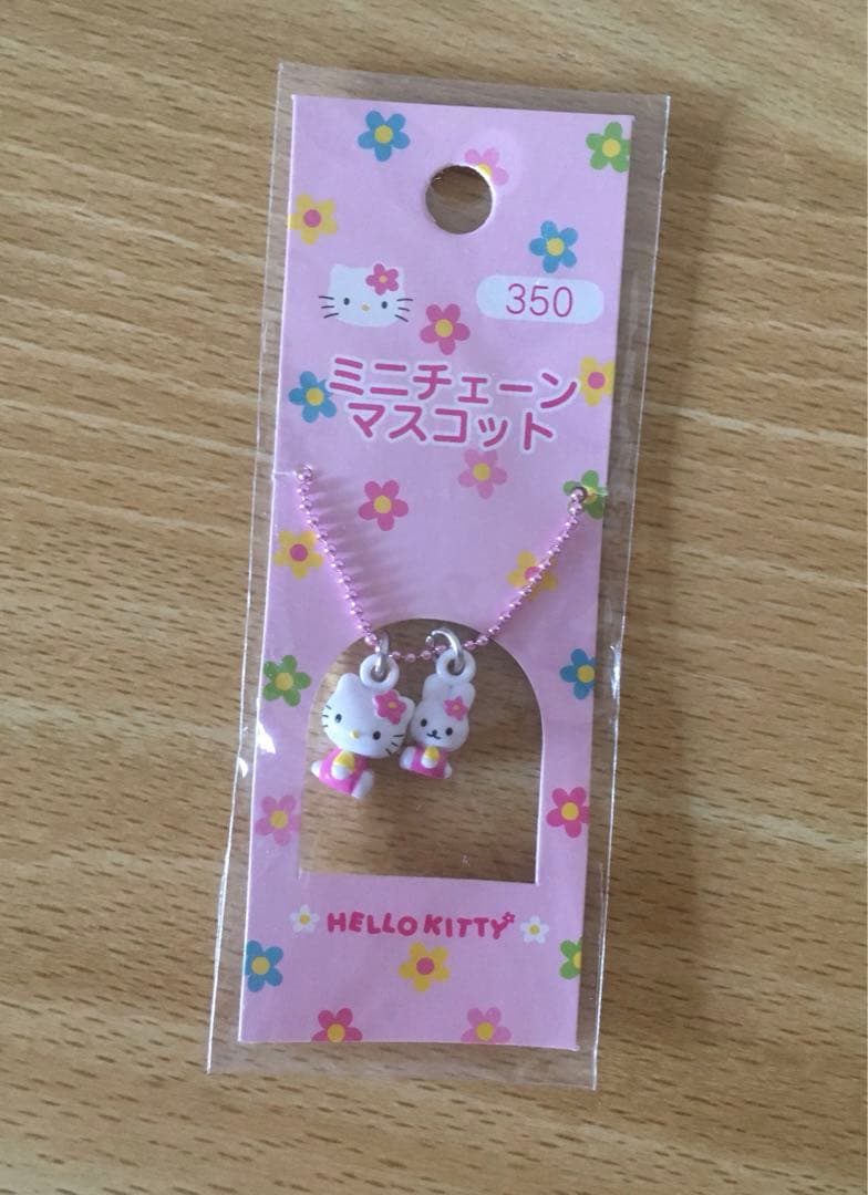 Hellokitty ♡ ミニチェーンマスコット カオハナ 平成レトロ 希少