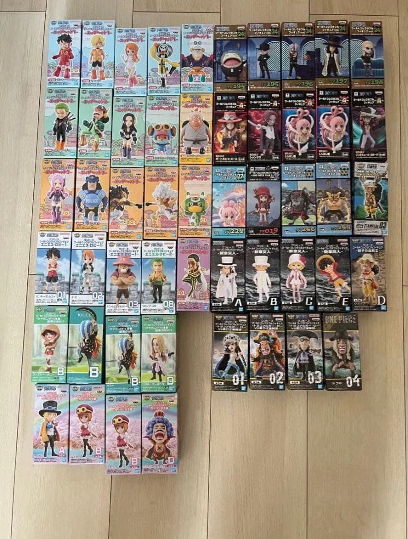 最終値下げ！ワンピース　フィギュア WCF 52体セット！希少品あり