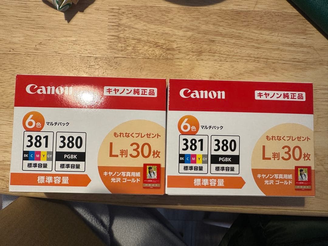 Canon インクカートリッジ 381 380 セット×2個