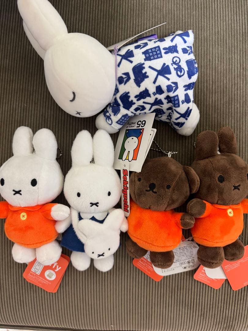 ミッフィー ぬいぐるみセット 65周年　キーホルダー