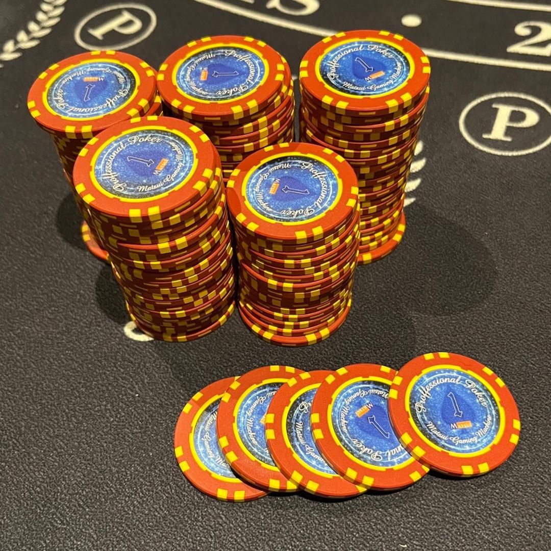 16 MGM社正規品 カジノチップ 100枚 100$ ポーカーチップ H26