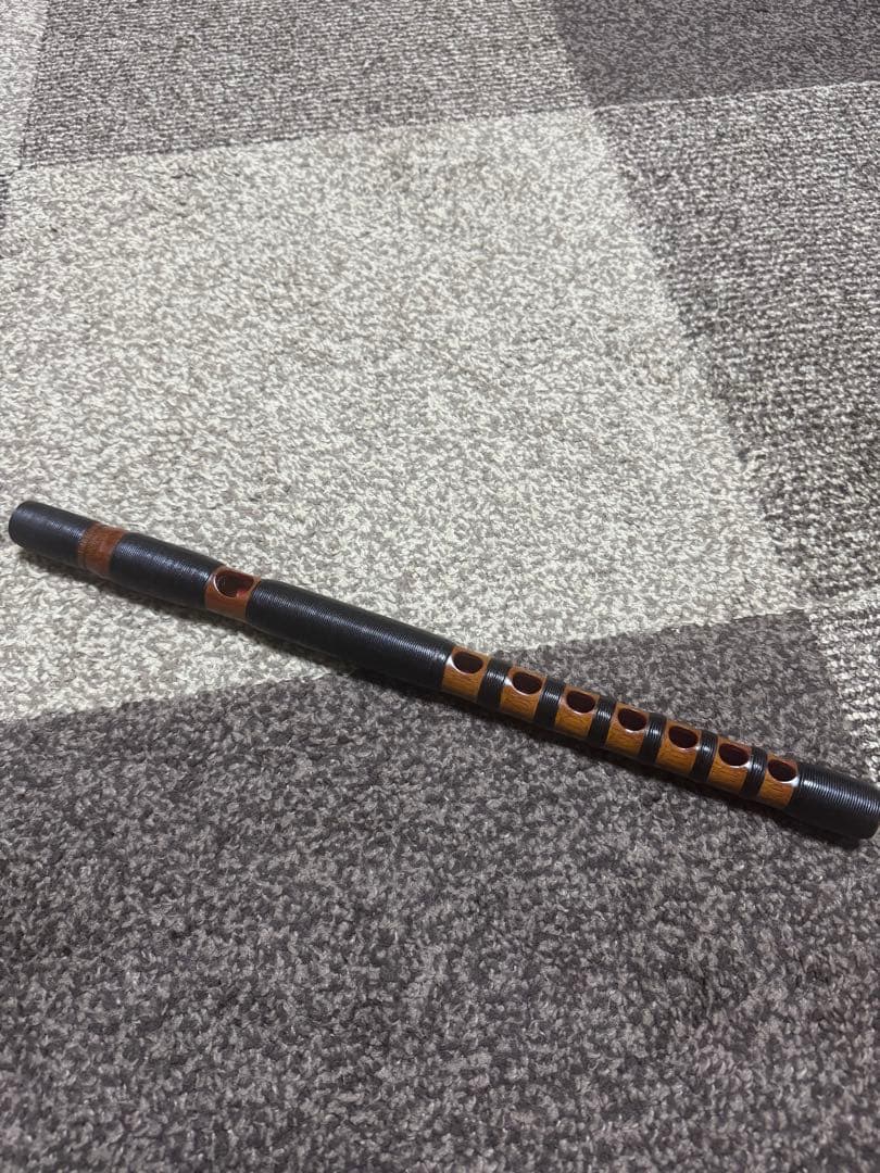 龍笛　煤竹　本管 吹物 龍笛 煤竹製 龍笛 煤竹・籐巻 | 武蔵野楽器