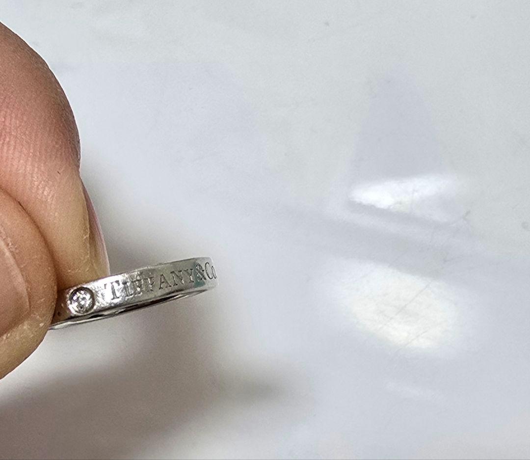 Tiffany & Co. シルバーリング ダイヤモンド付き