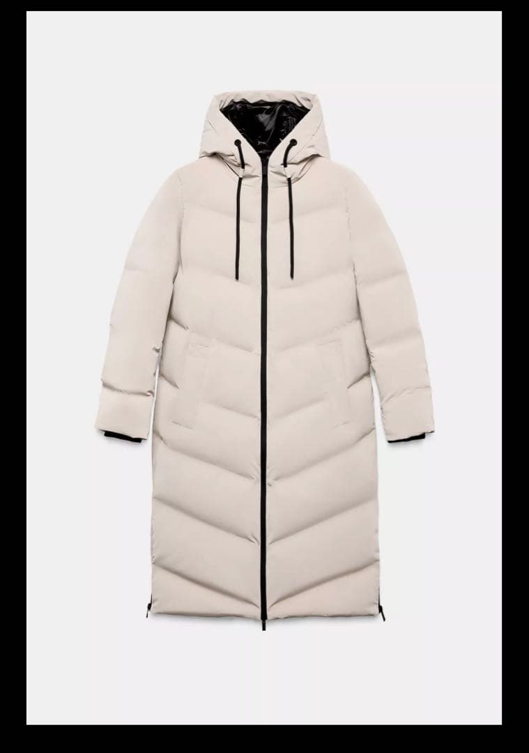 ZARA 完売品　ウィンドプルーフフード付き　パフアノラック