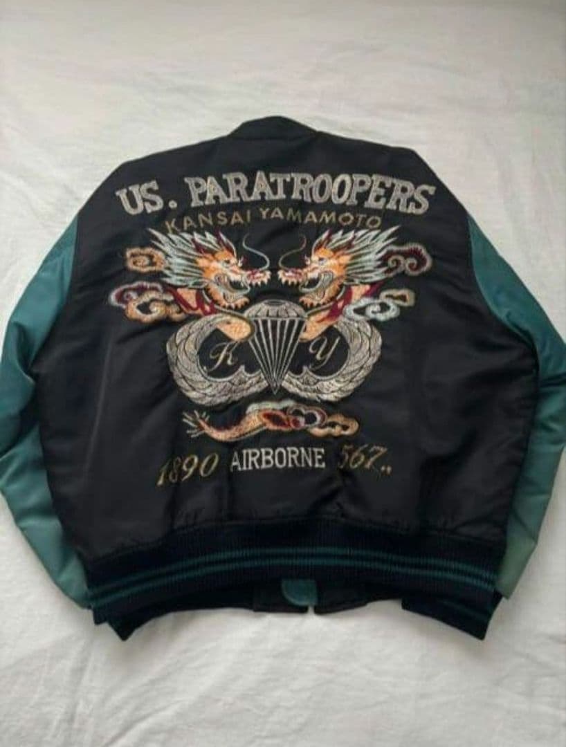 山本寛斎 Kansai yamamoto 90s スカジャン 短丈