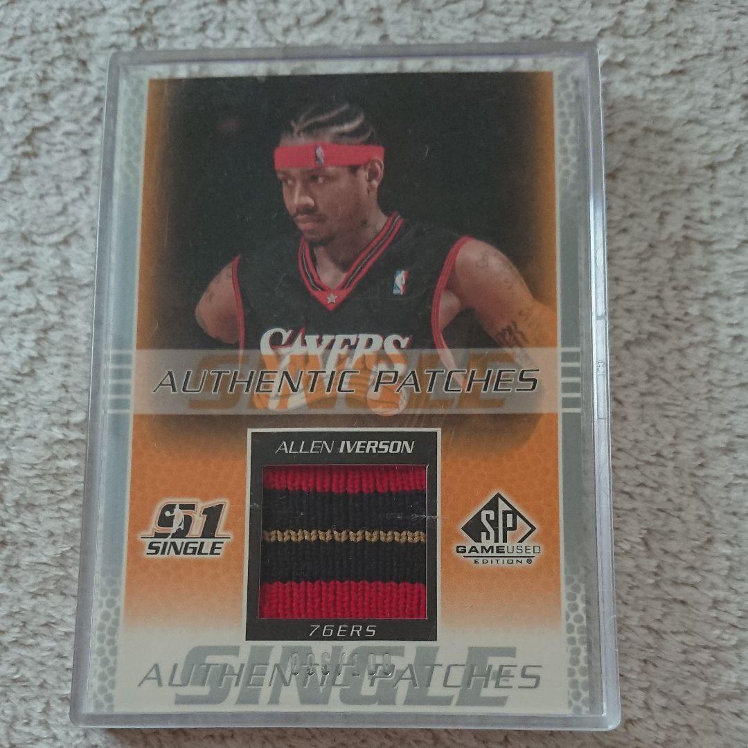 アレンアイバーソン、アイバーソン、パッチ、シリアル、ジャージカード アレンアイバーソン Allen Iverson Jersey NBAカード - メルカリ