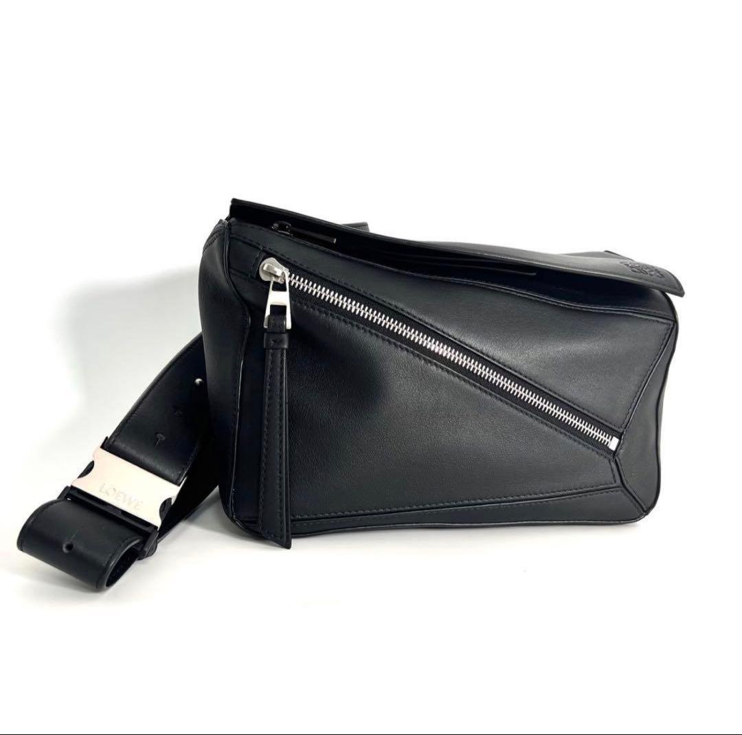 【専用】ロエベ パズル バムバッグ スモール クロスボディ ブラック レザー