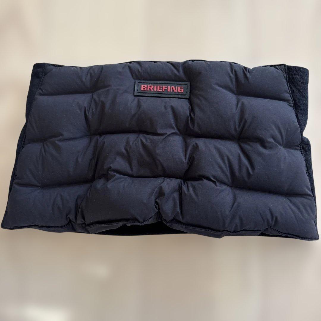 美品★ BRIEFING HYBRID DOWN NECK WARMER　黒
