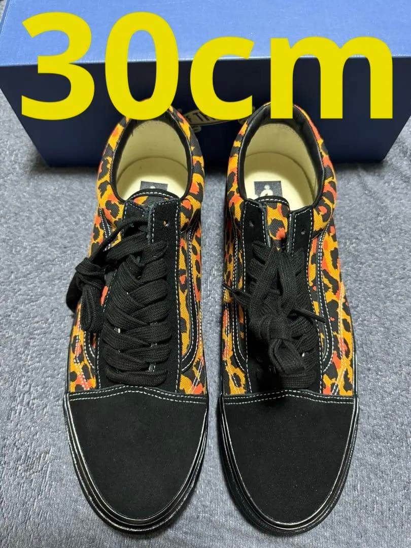 vans PREMIUM オールドスクール レオパード 30cm JESSE着