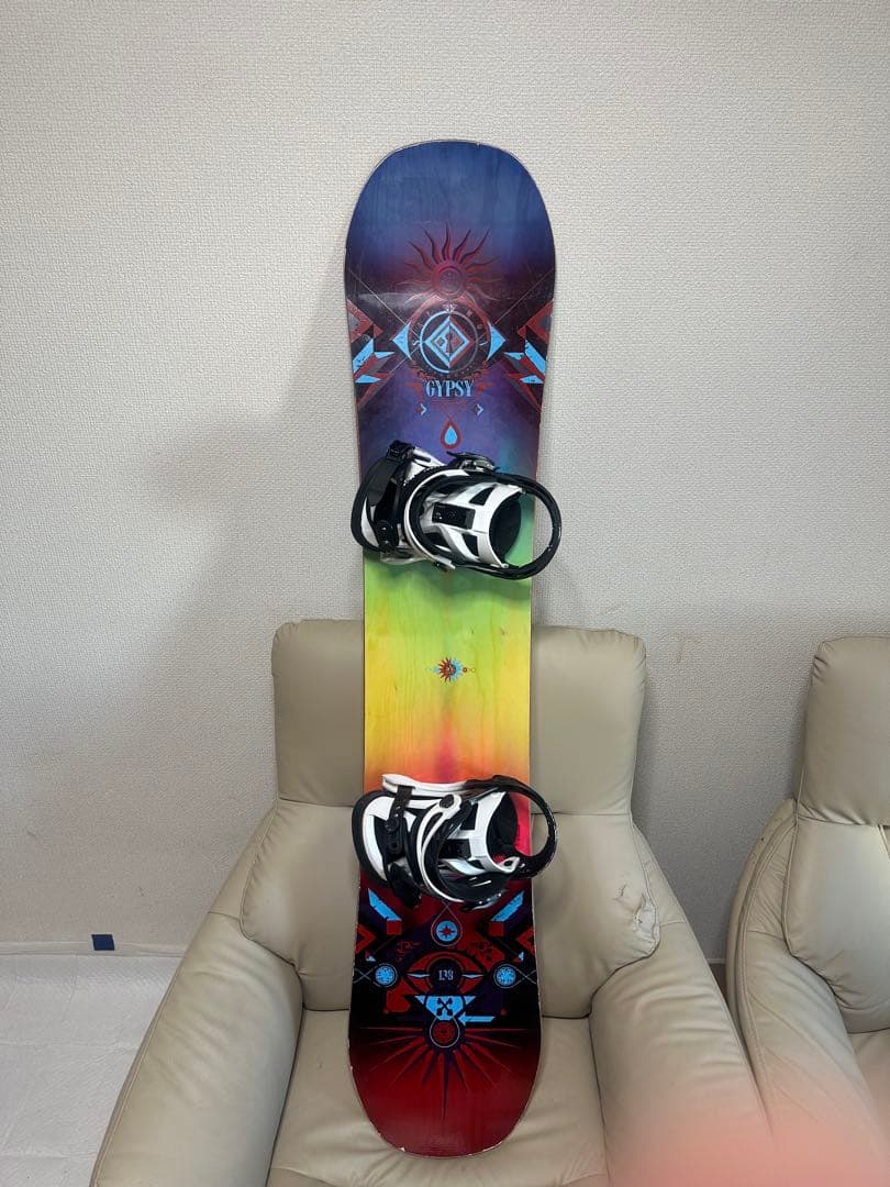 SALOMON Gypsy スノーボード バイン付き