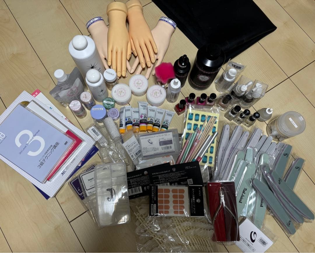 ネイル教材　検定セット　1級　2級　3級　ネイリスト技能検定　資格　モデルハンド