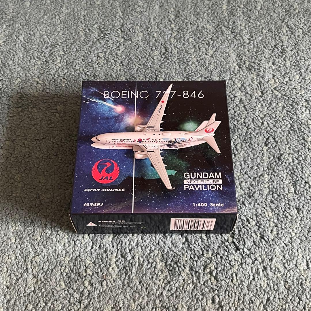 JAL 737-800 ガンダム EXPO JA342J ph 1:400