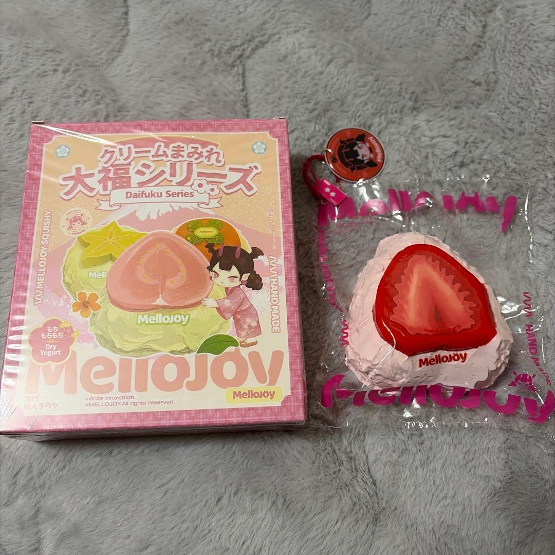 メロジョイ スクイーズ 大福シリーズ いちご メロジョイ mellojoy スクイーズ 大福シリーズ いちご ストロベリー