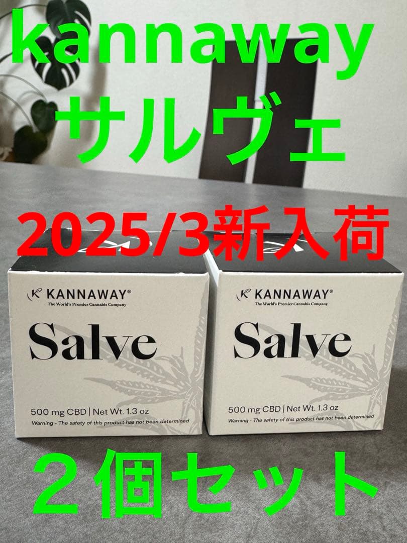 kannaway サルヴェ サルベ2個セット 2025/3新入荷