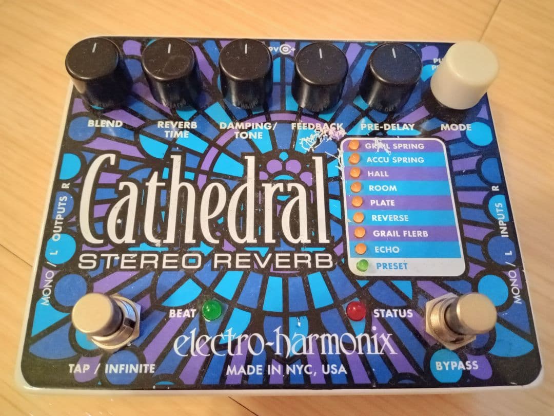 Electro-Harmonix Cathedral リバーブ エフェクター