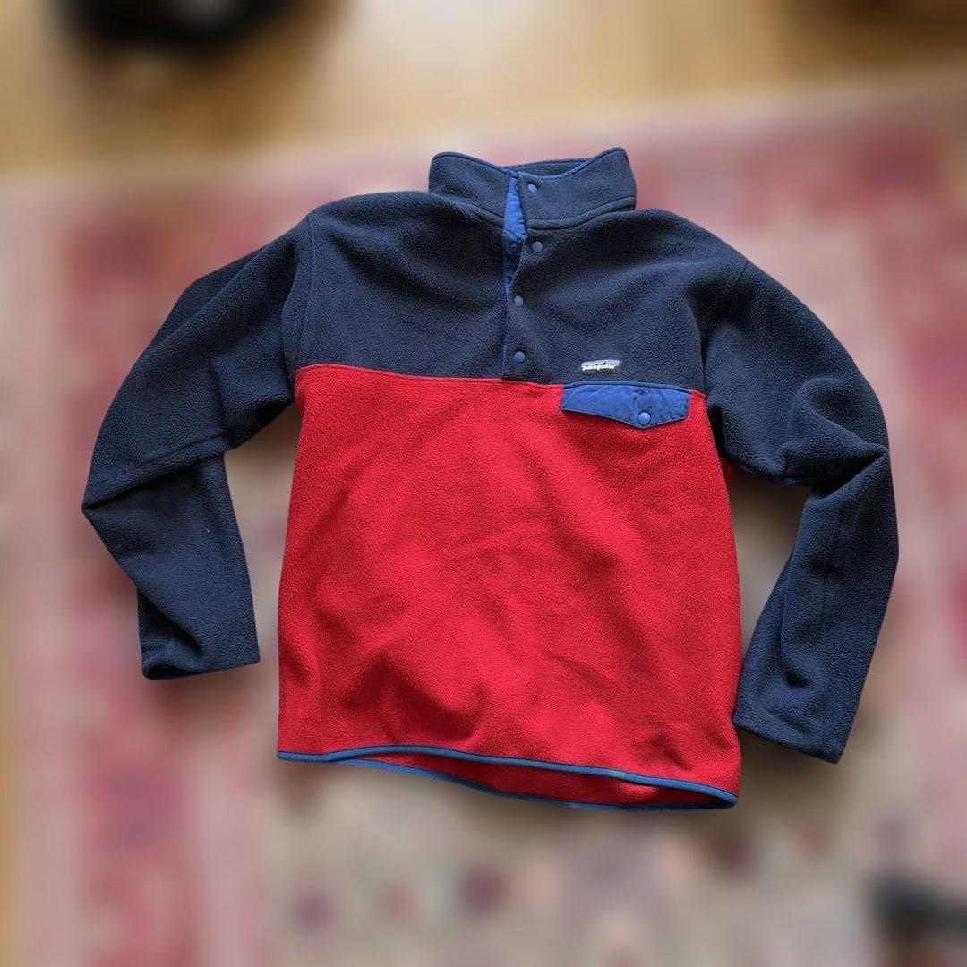 パタゴニア　ライトウェイトスナップT　フリース　シンチラ　Mサイズ