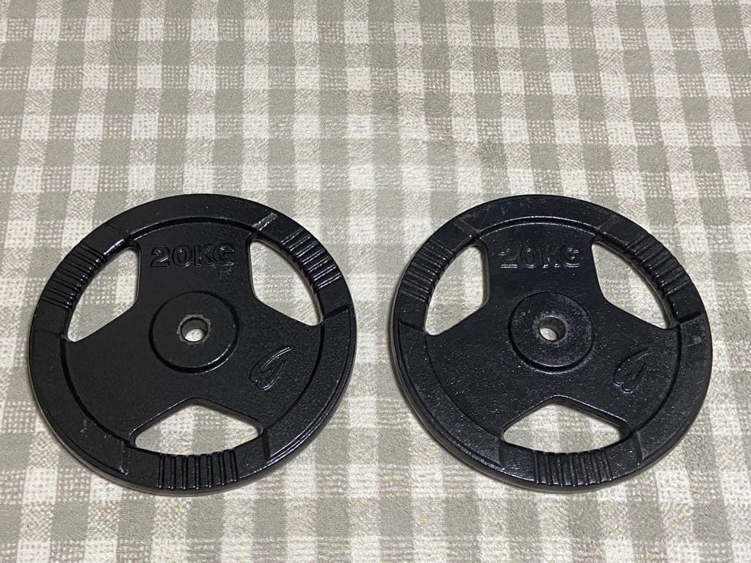 20KG ダンベルプレート 2枚セット