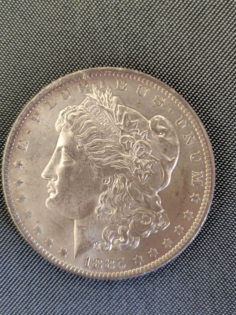 1885-o モルガン・ダラー 1ドル銀貨